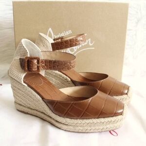Christian Louboutin Amelia Espadrille Wedges
